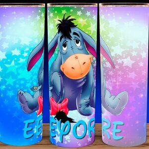 Eeyore Star Gradient Cartoon Coffee Cup Mug Tumbler 20oz